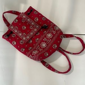 Vera Bradley Red Backpack